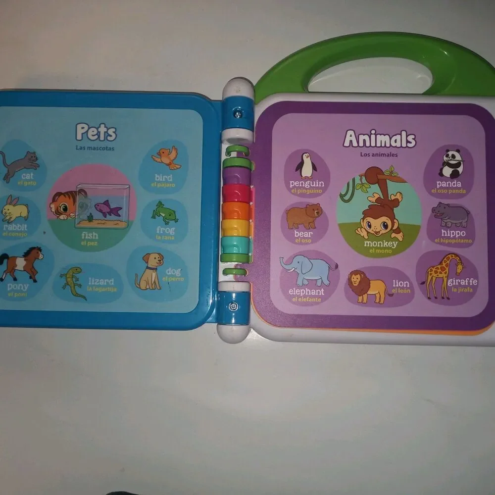 Leap Frog Learning Friends 100 Words Book Electronic Talking Educational Toy